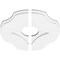 Ekena Millwork Percival Architectural Grade PVC Contemporary Ceiling Medallion, Two Piece, 12"OD x 3"ID x 4"C x 1"P CMP12PL2-03000 - alternate 2